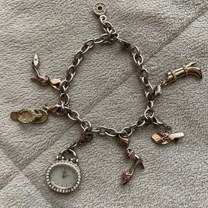 Shoe Charm Bracelet w/ Watch